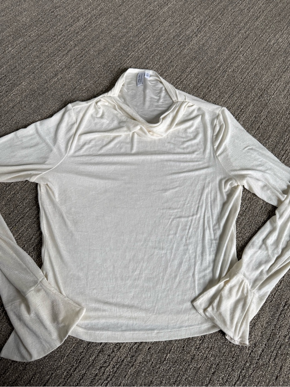 & Other Stories Mock Neck Long Sleeve Size Medium